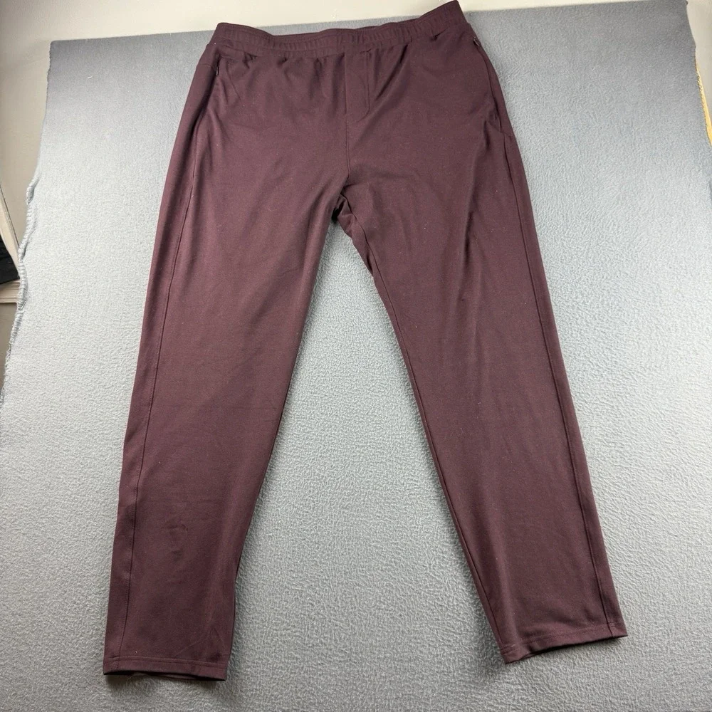 Public Rec Pants Men's 38x32* Purple Daymaker Elastic Drawstring Commuter Every